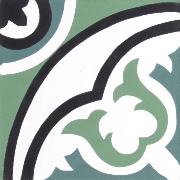 Zementfliesen 4160 - Echte Handarbeit aus eigener Manufaktur in Marokko